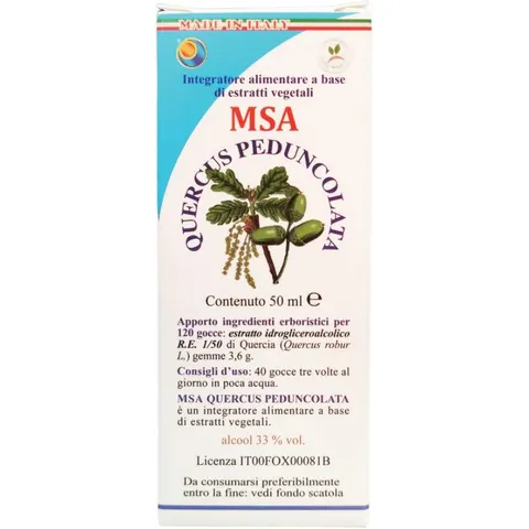 Herboplanet Msa Quercus Peduncol 50ml – immagine 3