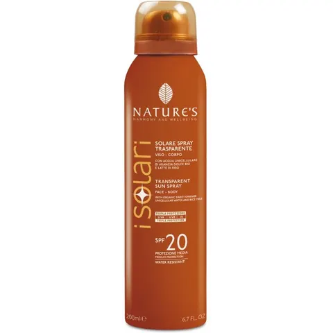 Nature's Spray Solare Trasparente SPF20 - 200ml – immagine 3