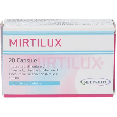 mediwhite srl Mirtilux 20capsule – immagine 2
