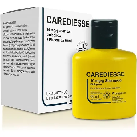 difa cooper Carediesse Shampoo 10mg/g 2x60ml – immagine 3