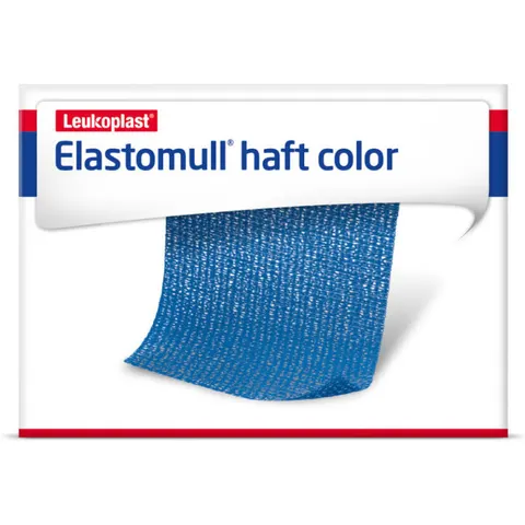 Benda Elastica Autoadesiva Elastomull Haft Blu 6x400cm – immagine 2