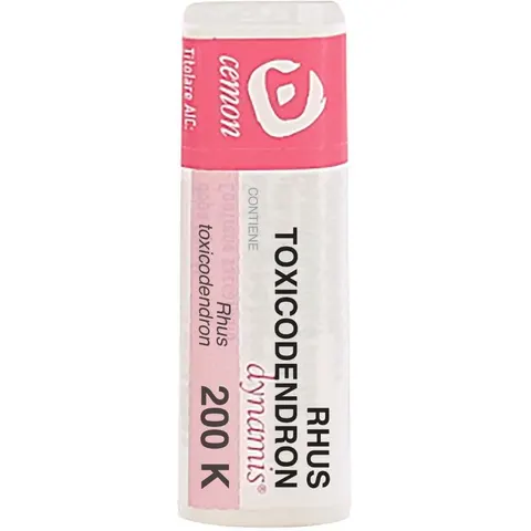 Rhus Toxicodendron 200k Globuli Monodose Cemon – immagine 2
