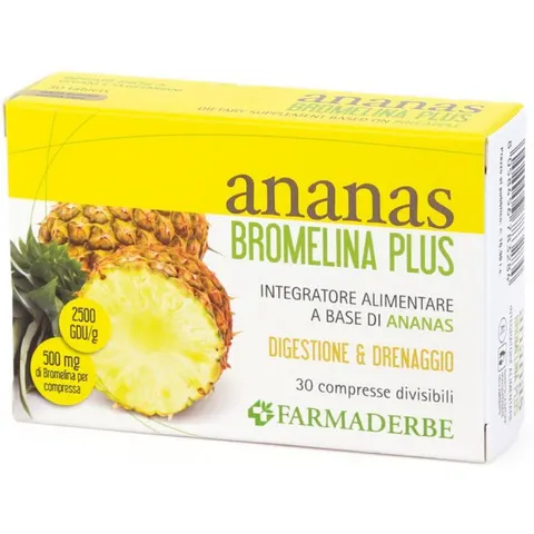 farmaderbe Ananas Bromelia Plus 30 Compresse – immagine 2