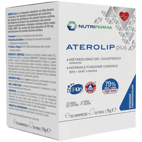 Nutrifarma Aterolip Plus 30 cpr – immagine 2