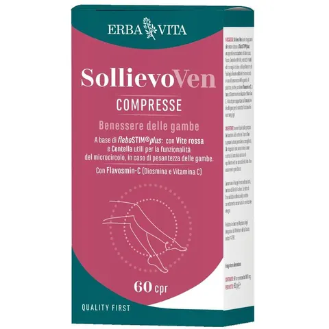 Erba Vita Sollievo Ven, 60 compresse – immagine 5