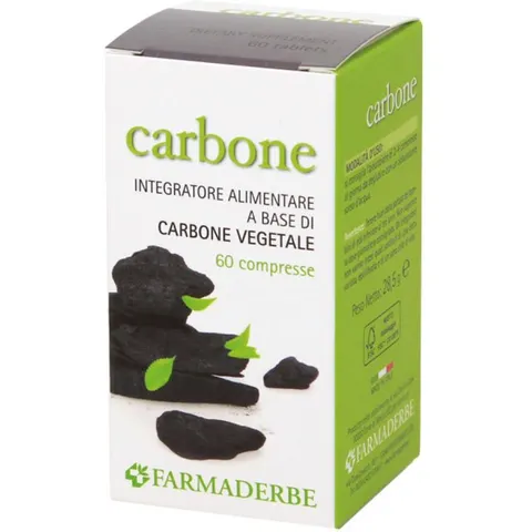 FARMADERBE Srl CARBONE VEGETALE 60CPR – immagine 2