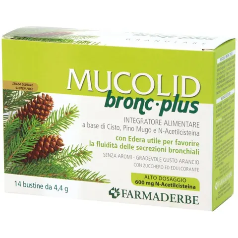 FARMADERBE Srl MUCOLID BRONC 600 PLUS 14BUST – immagine 5