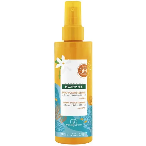 Klorane Spray Solare Sublime Corpo SPF50 200ml – immagine 2
