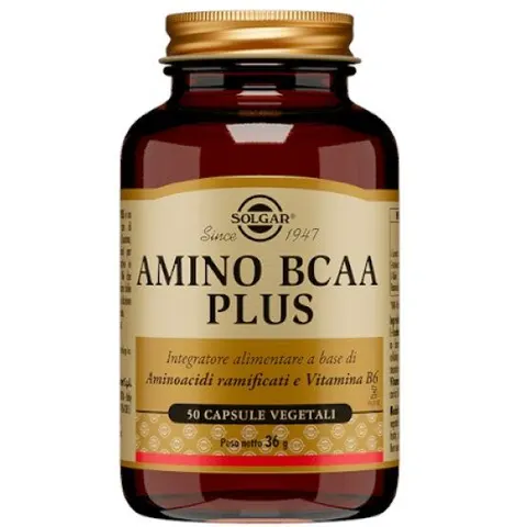 SOLGAR Amino Bcaa Plus 50 Capsule – immagine 3