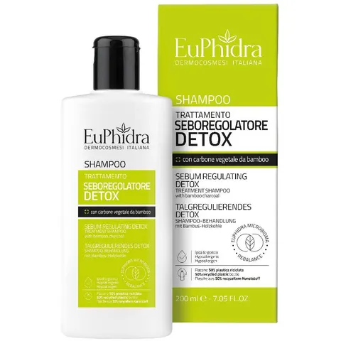 euphidra shampoo seboregolatore 200 ml – immagine 4
