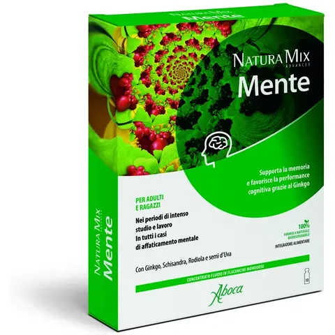 Aboca Natura Mix Advanced Mente 10 Flaconcini – immagine 5