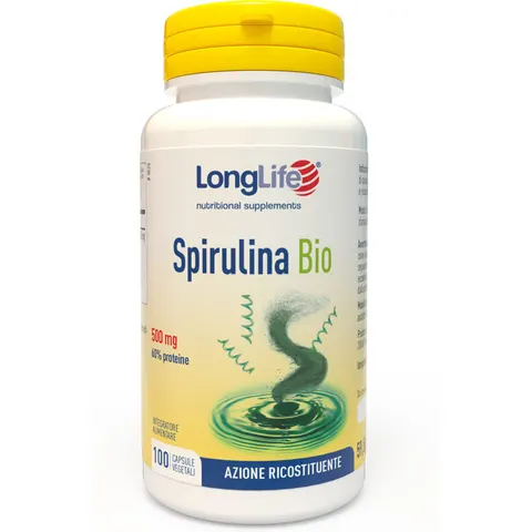 Longlife Spirulina 100 Capsule Vegetali – immagine 3