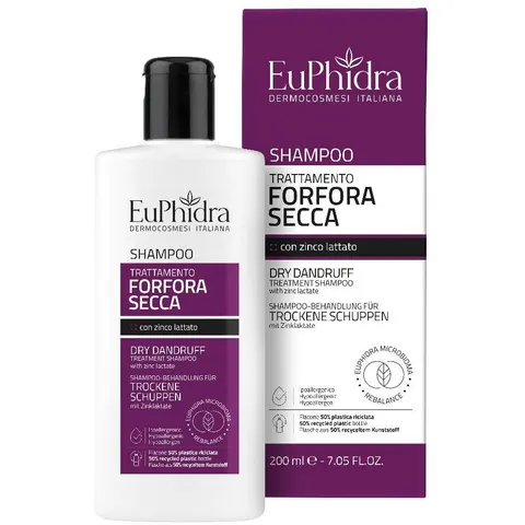 euphidra shampoo forfora secca 200 ml – immagine 4