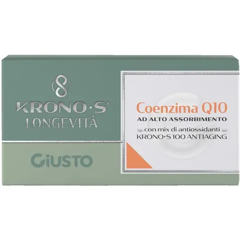 FARMAFOOD Srl GIUSTO KRONOS Coenz.Q10 20Cpr – immagine 2