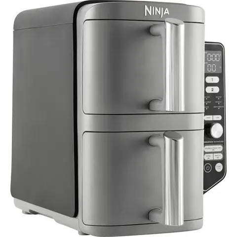 Ninja Doppel-Heißluftfritteuse SL400EU, grau – Bild 2