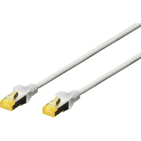 DIGITUS Patchkabel, Kat. 6A, S/FTP, 1,0 m, grau – Bild 2