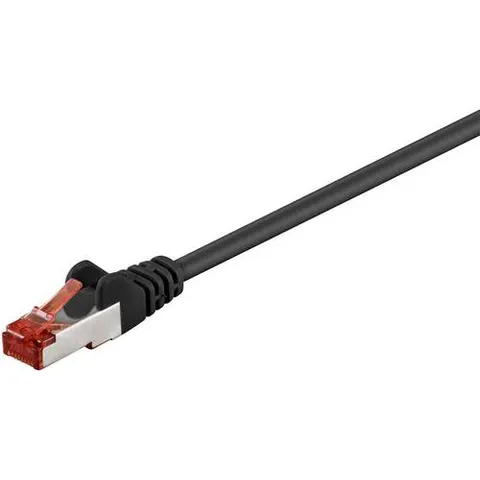 DIGITUS Patchkabel, Kat. 6, S/FTP, 0,25 m, schwarz – Bild 2