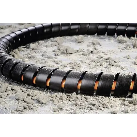 HellermannTyton 162-20150 SPF15-PP-BK Spiralschlauch Schwarz 1 m – Bild 2