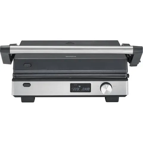 Severin 2380 Kontaktgrill Schwarz, Silber – Bild 2