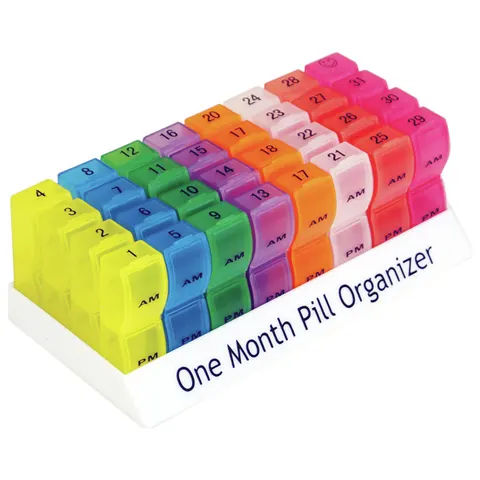 Aidapt Monthly Pill Organizer Box – image 2