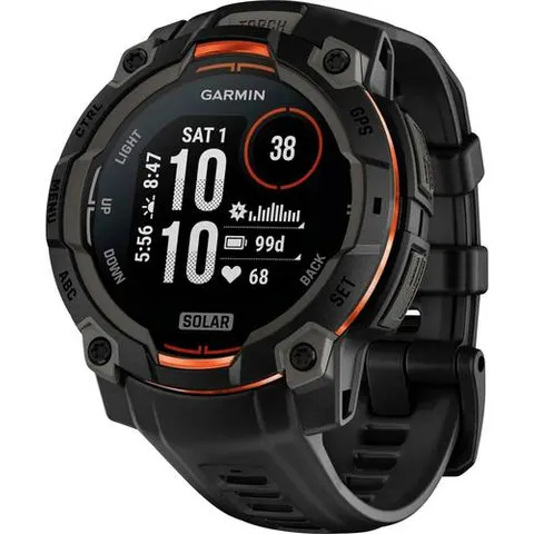 Garmin Instinct® 3 SOLAR Smartwatch Schwarz – Bild 2