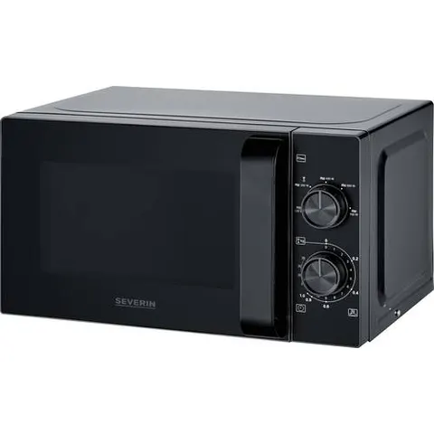 Severin 7790 Mikrowelle Schwarz, Edelstahl Timerfunktion – Bild 2