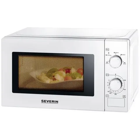 Severin MW 7770 Mikrowelle Weiß 700 W Timerfunktion – Bild 2