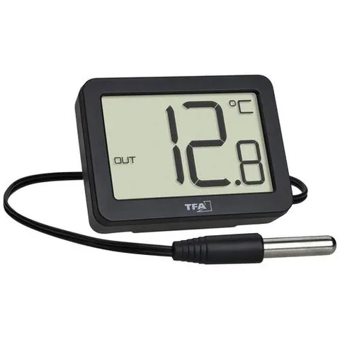 TFA Dostmann Thermometer Schwarz 30.1066.01 – Bild 2
