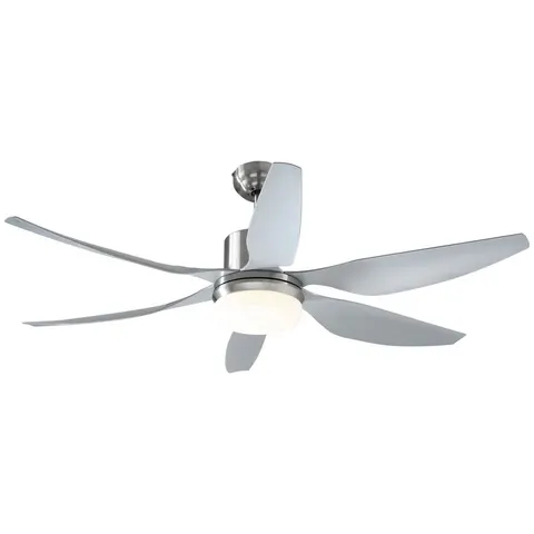 Sparkling Reversible Ceiling Fan, 3 Blades LED Light & Remote - HOMCOM – image 2