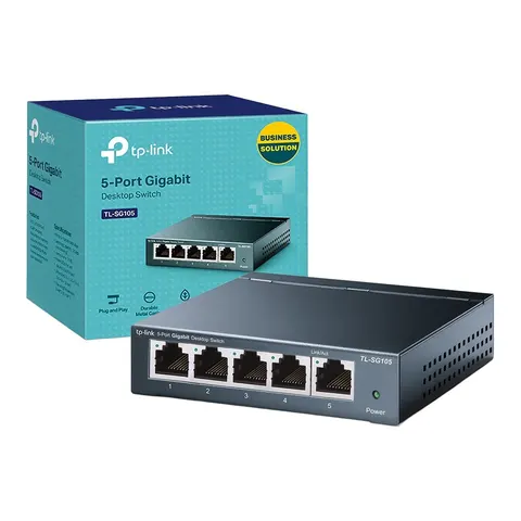 TP-Link TL-SG105 5 Port Gigabit Ethernet Network Switch – image 2