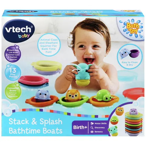Vtech Stack & Splash Bathtime Boats – image 2