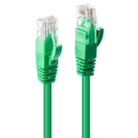 Lindy 0.5m Cat.6 U/UTP Network Cable. Green – image 2