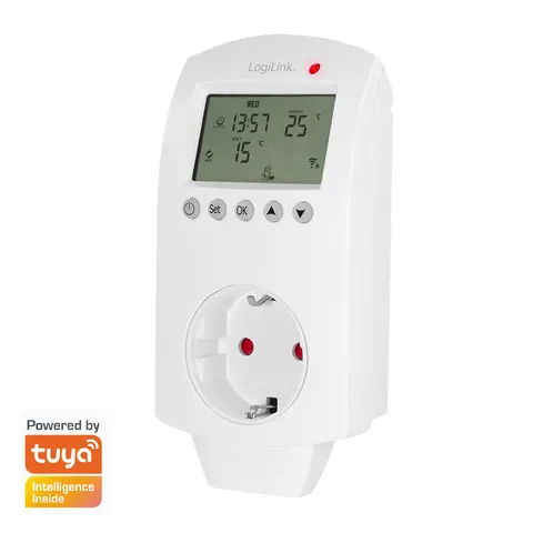 LogiLink WiFi Smart thermostat socket. Tuya compatible. CEE 7/3 – image 2