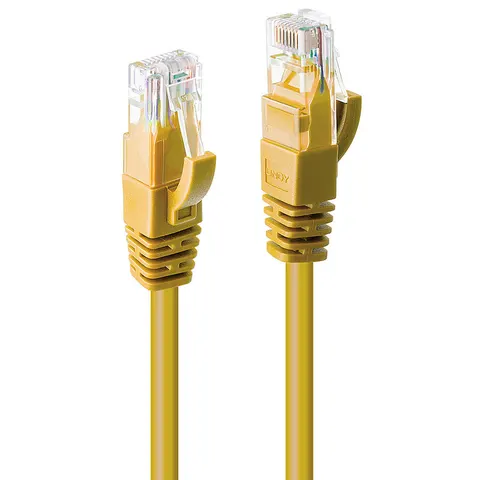 Lindy 10m Cat.6 U/UTP Network Cable. Yellow – image 2