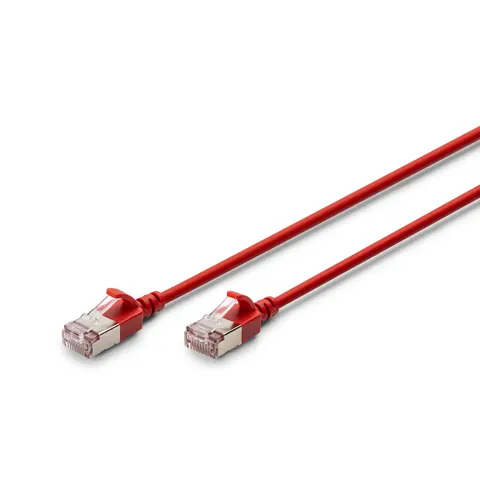 Digitus CAT 6A F-FTP Slim patch cord. 2m. red – image 2