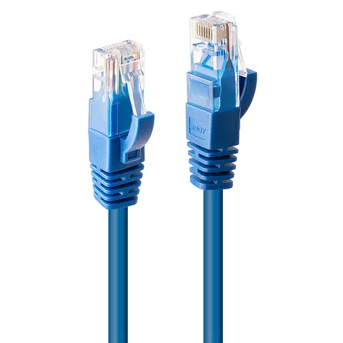 Lindy 0.5m Cat.6 U/UTP Network Cable. Blue – image 2