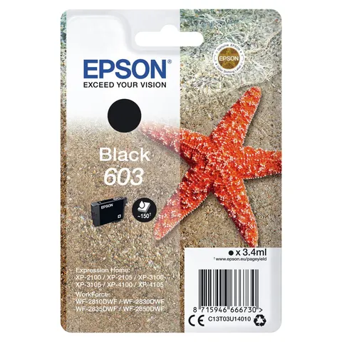 Epson 603 Starfish Ink Cartridge - Black – image 3