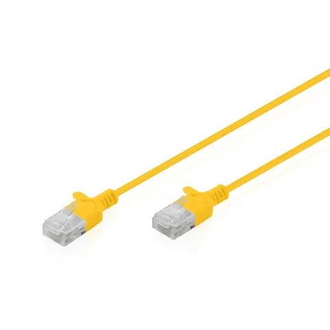 Digitus CAT 6 U-UTP Slim patch cable. 5 m. yellow – image 2