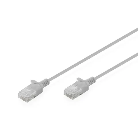 Digitus CAT 6 U-UTP Slim patch cable. 1 m. gray – image 2