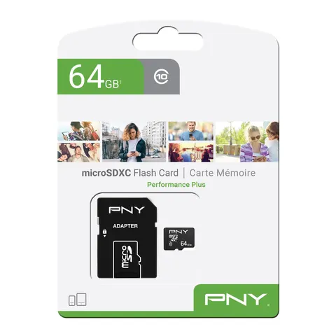 PNY Performance Plus microSD Memory Card - 64GB – image 2