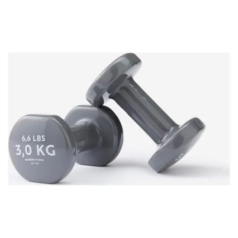 Decathlon PVC Dumbbells Set - 2 x 3kg – image 2