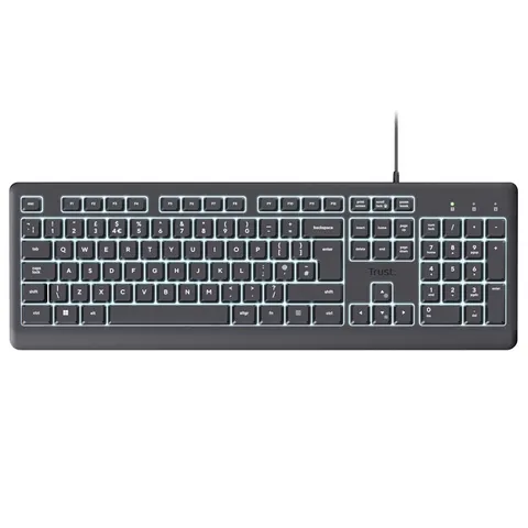 Trust Primo Illuminated Wired Keyboard - Black – image 2