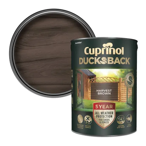 Cuprinol Ducksback Harvest Brown - 5L – Brown 5L – image 2