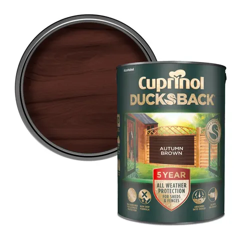 Cuprinol Ducksback Matt Paint Autumn Brown - 5L – image 2