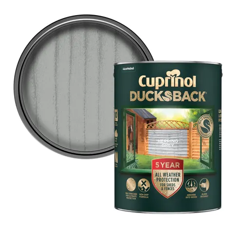 Cuprinol Ducksback Paint Herring Grey - 5L – Grey 5L – image 2