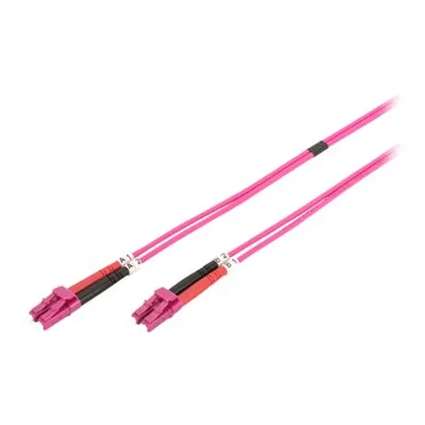 DIGITUS LWL Patchkabel, LC-Duplex - LC-Duplex, OM4, 2,0 m – Bild 2