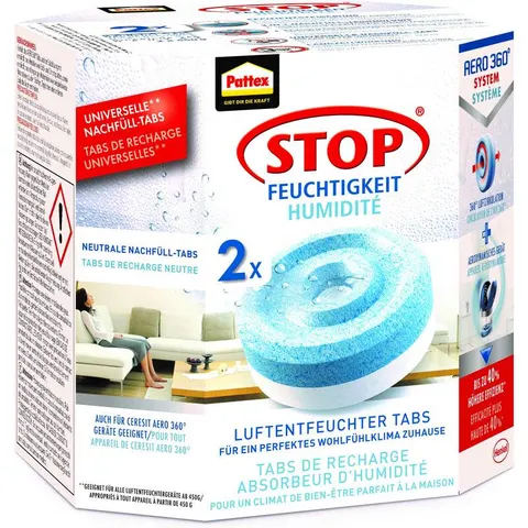 Pattex Luftentfeuchter-Nachfülltabs 50 m³ – Bild 2