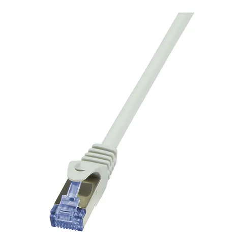 LogiLink Patchkabel, Kat. 6A, S/FTP, 10,0 m, grau – Bild 2