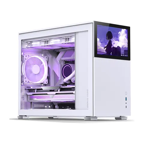 Jonsbo D31 Screen Micro-Tower PC-Gehäuse Weiß – Bild 2