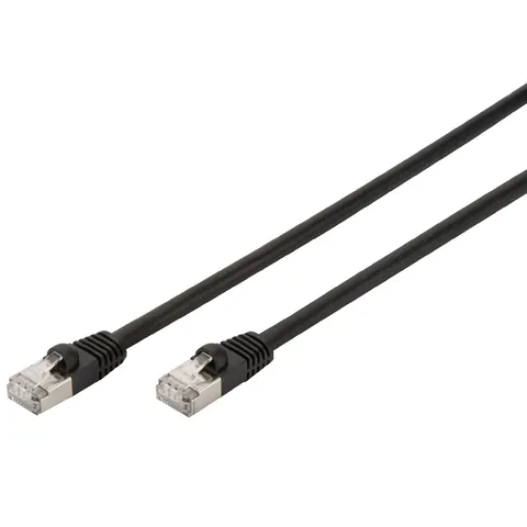 DIGITUS Outdoor-Patchkabel, Kat. 6, S/FTP, 1,0 m, schwarz – Bild 2